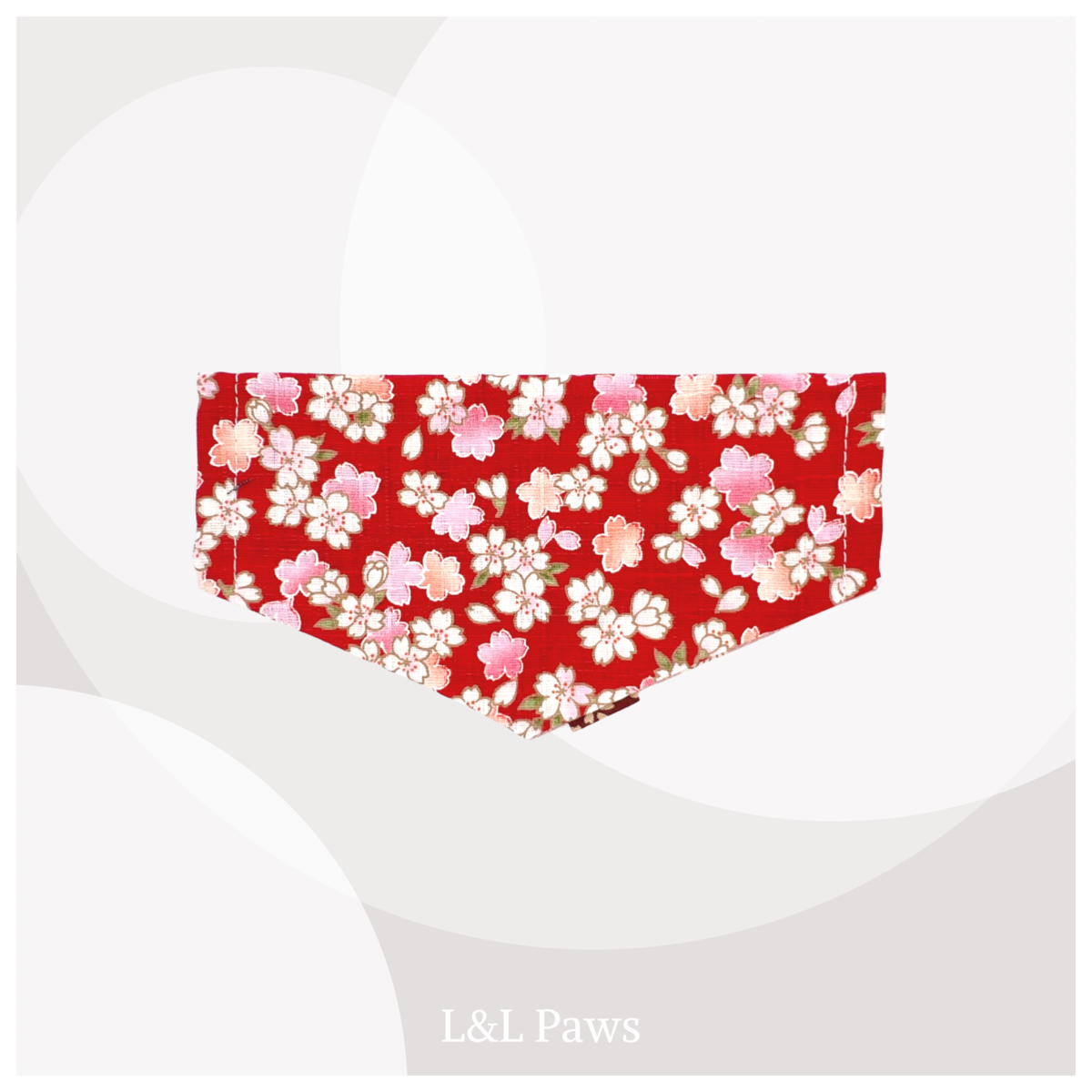 ずっと桜 はなやか赤 ミニバンダナ