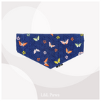 Butterfly & Dragonfly Blue - Mini Bandana