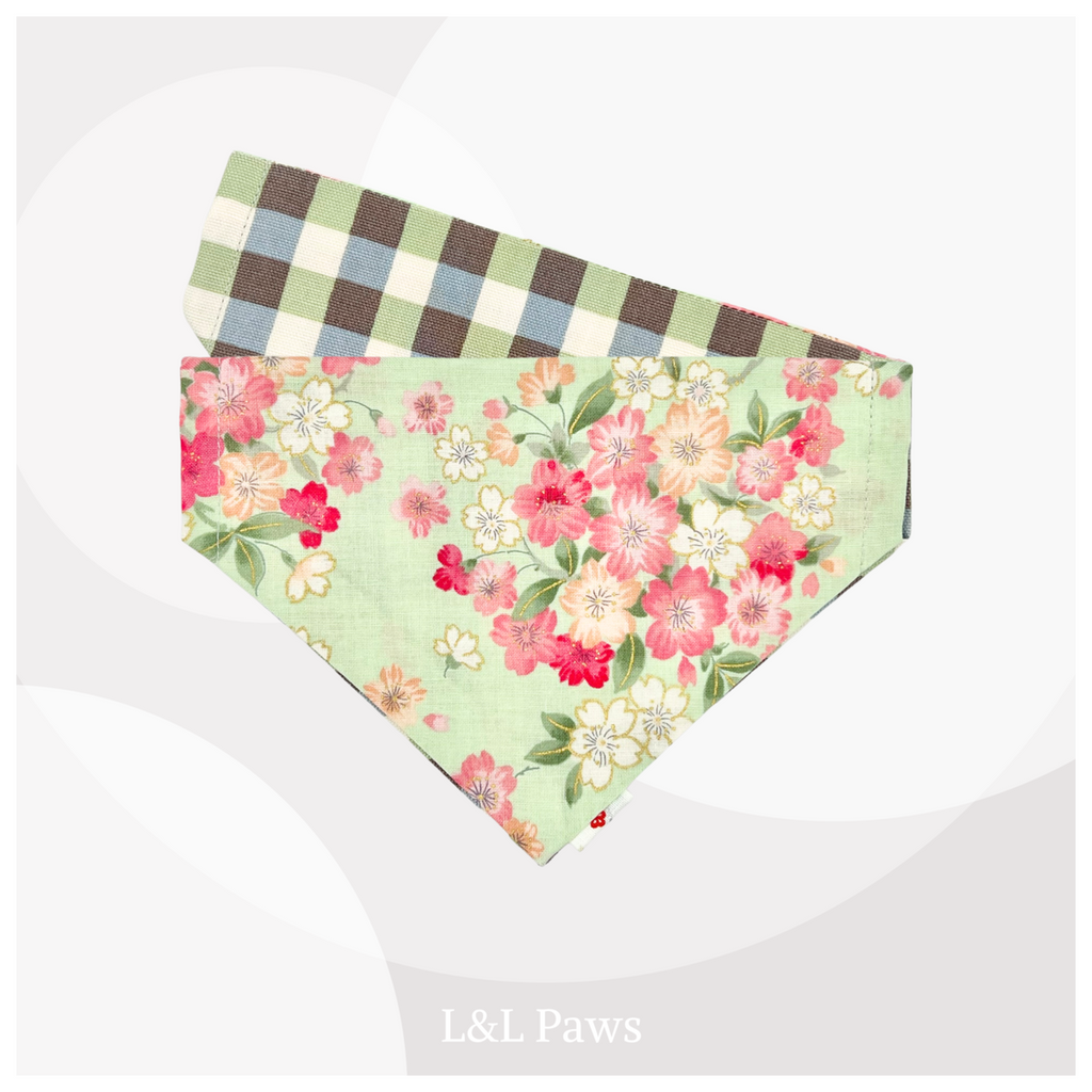 Sakura Green - Authentic Japanese Bandana 