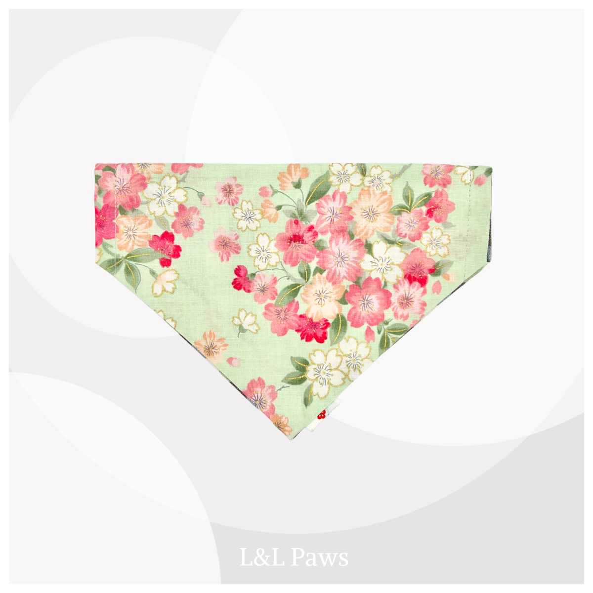 ずっとさくら　緑　和バンダナ