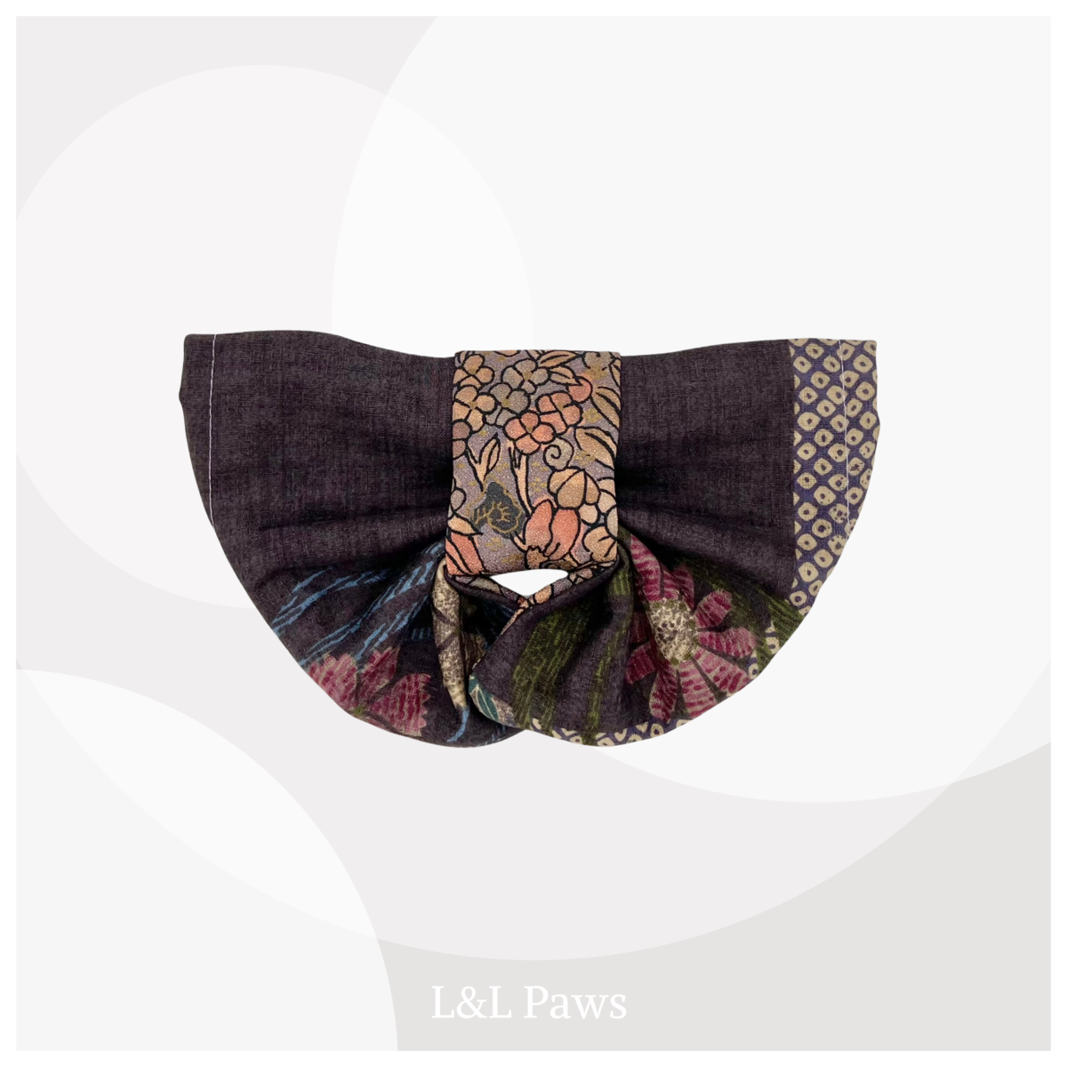 吉祥更紗 正絹 - 帯バンダナ