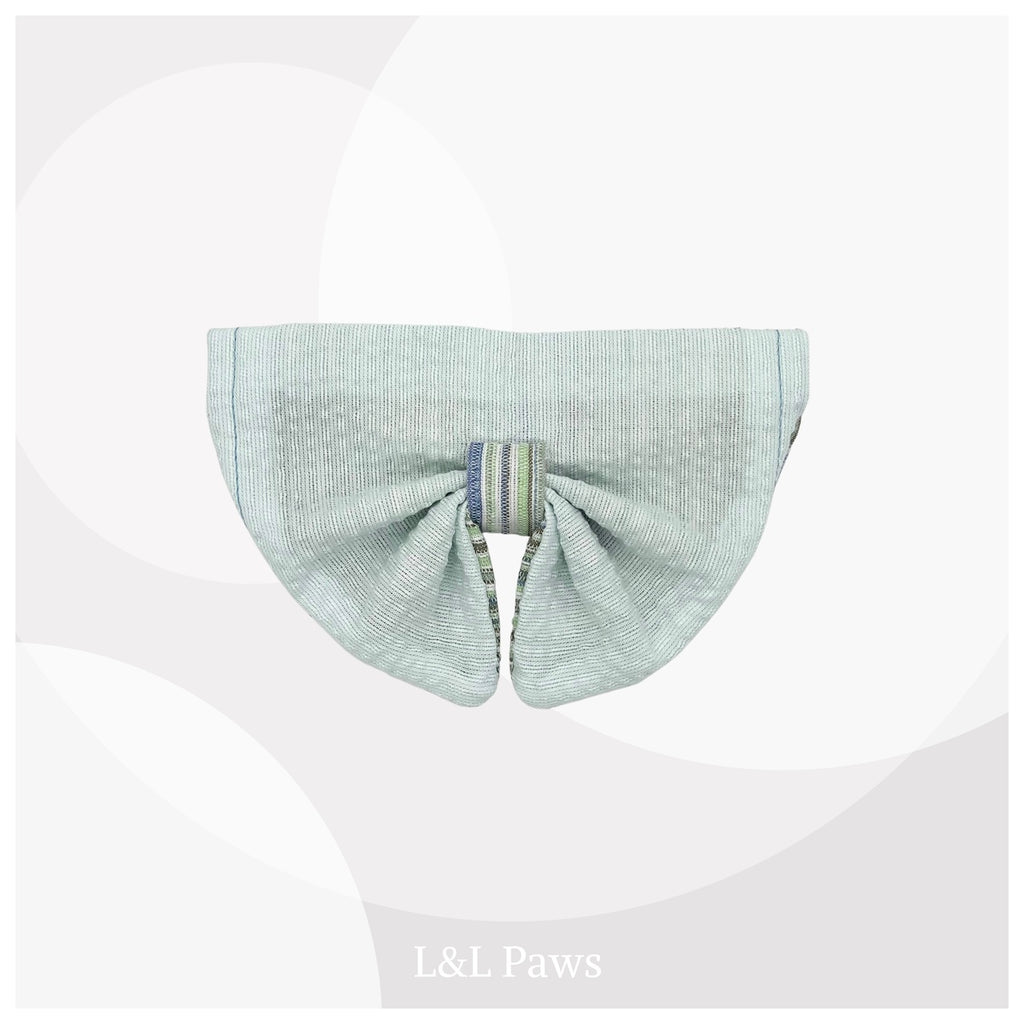 Green Stripes - Awa Shijiraori -  Bow Bandana