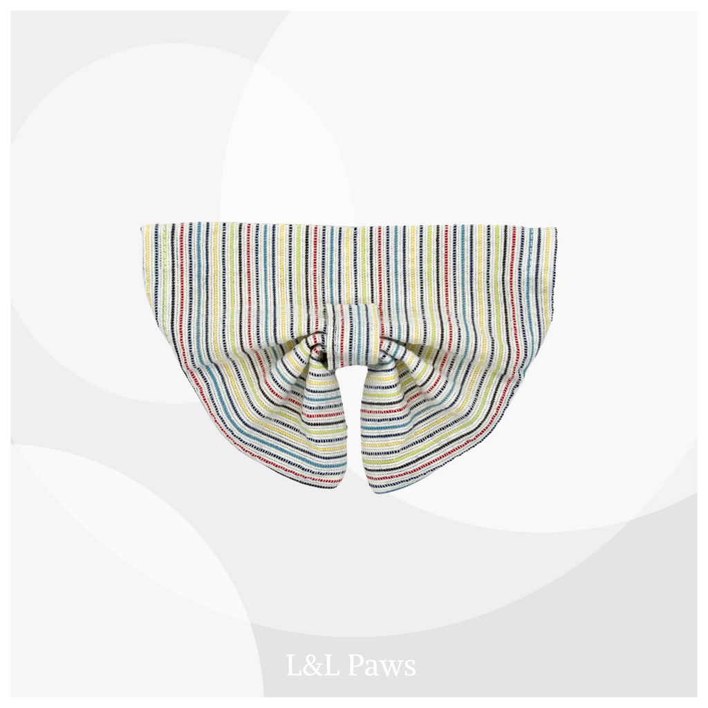 Yellow Stripes - Awa Shijiraori - Bow Bandana