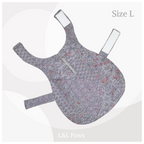 Kissyo Sarasa Purple 吉祥更紗 紫- Silk Kimono Fabric - Adventure Cat Coat - Size L