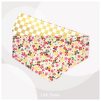 ずっと桜 彩り白茶 犬のバンダナ