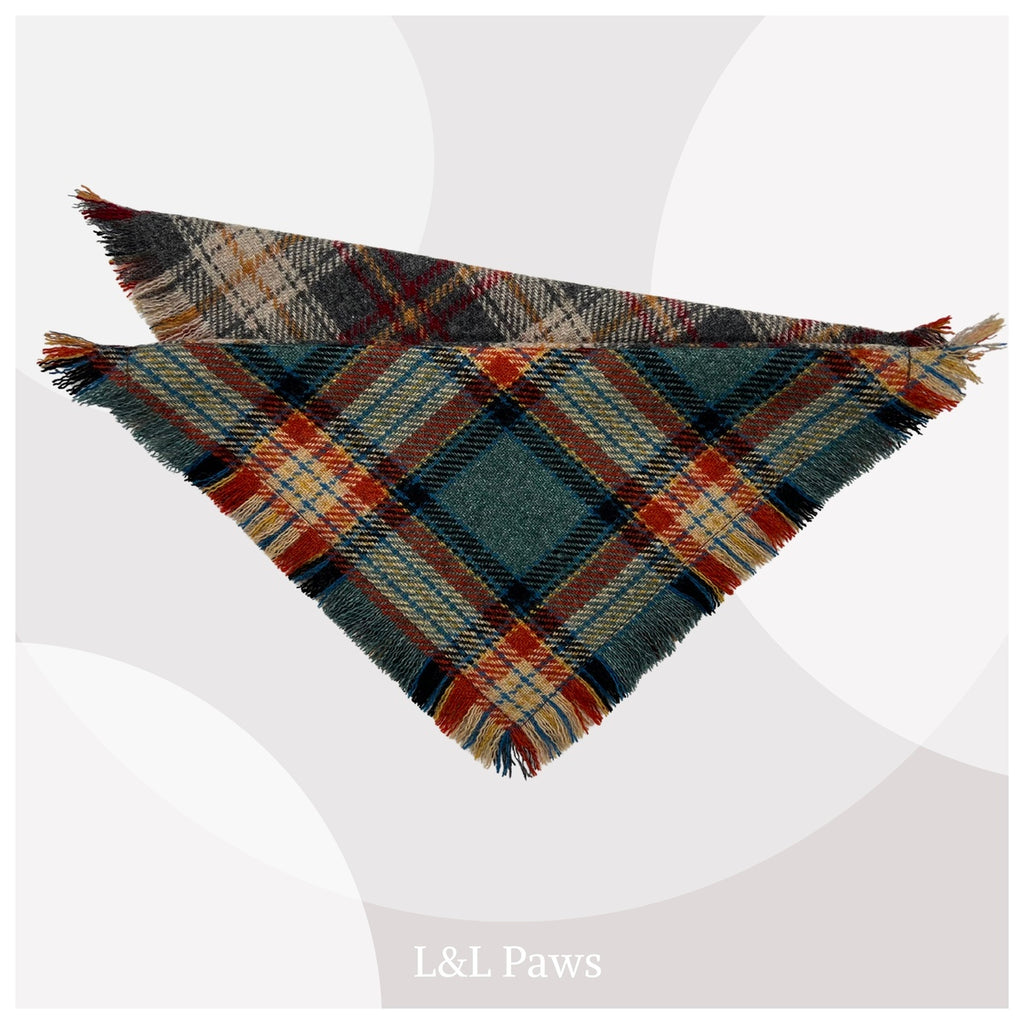 Fray Bandana - Dog Bandana - Blue