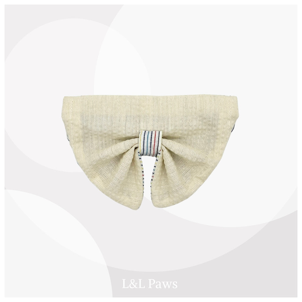 Yellow Stripes - Awa Shijiraori - Bow Bandana