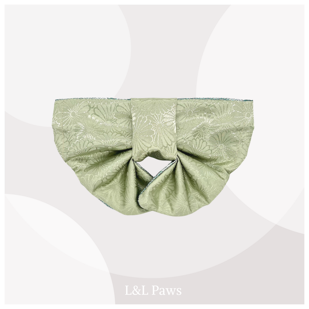 Seigaiha Wave - Blue - Kinran - Obi Bandana