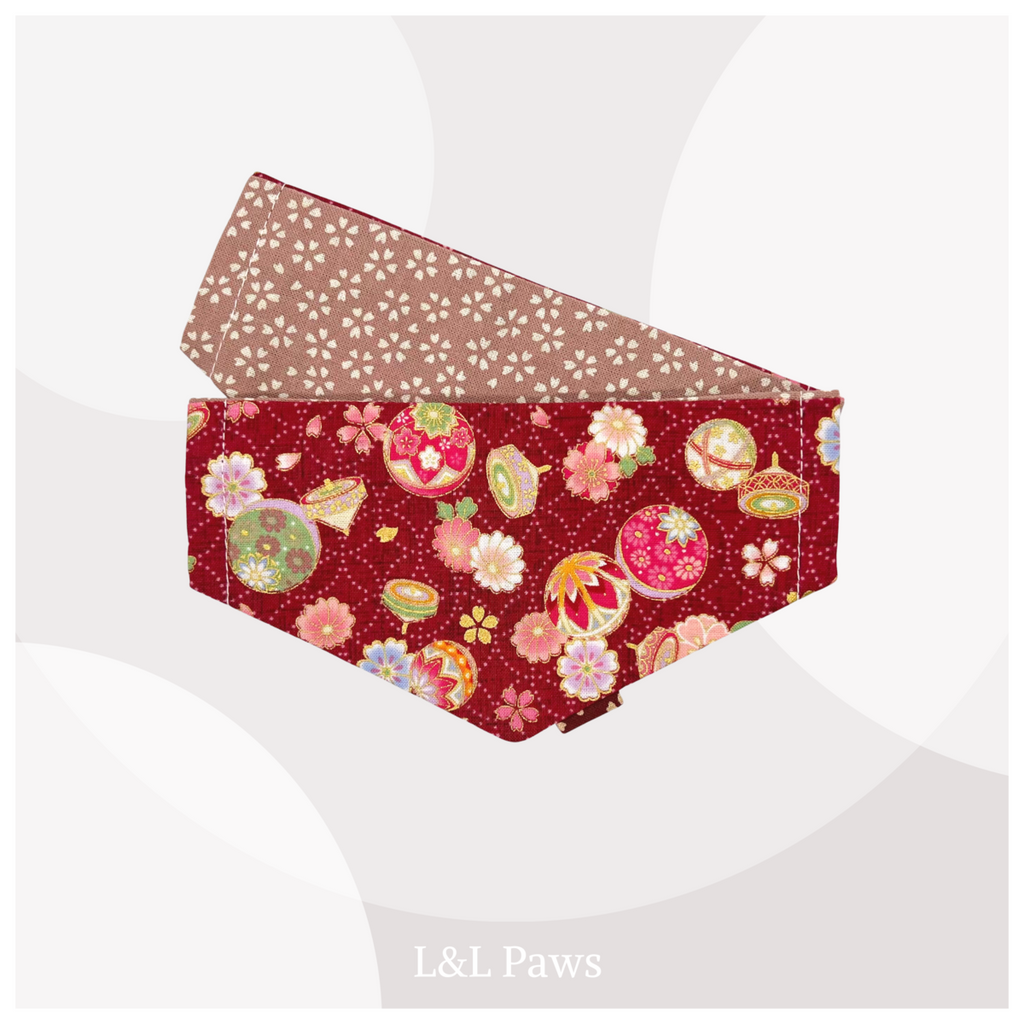 Kawaii Mari Red - Mini Bandana