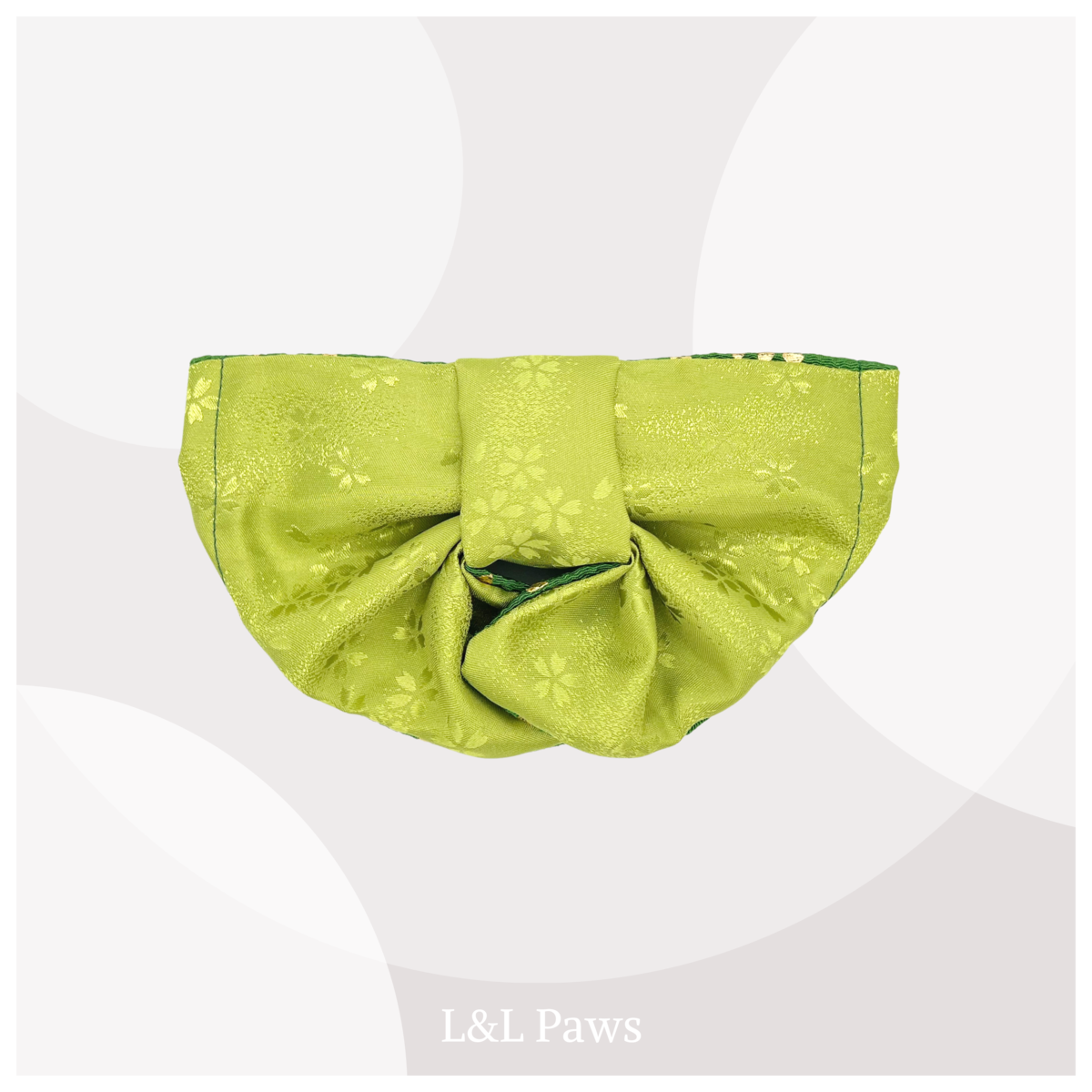 粋な龍　金の鱗　ちりめん　帯バンダナ