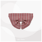 Red Stripes- Awa Shijiraori - Bow Bandana