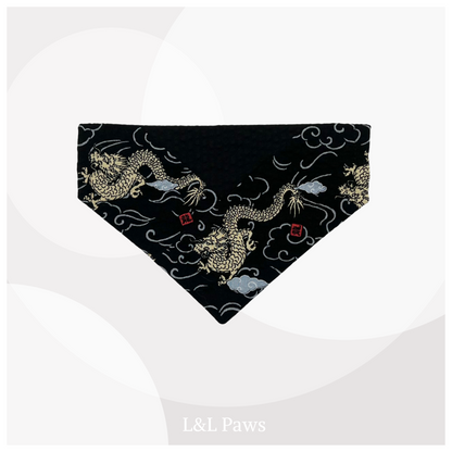 Dapper Dragon Black - Yukata Bandana