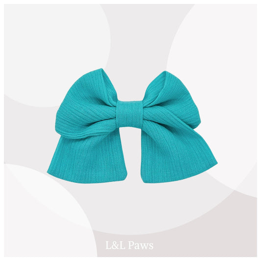 Blue - Takashima Chijimi - Mini Ribbon Bowtie