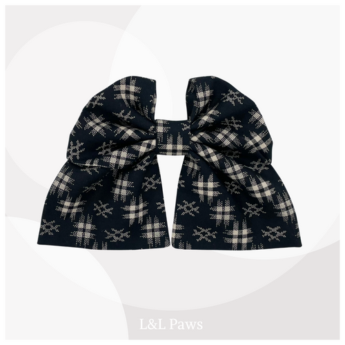 井絣 和リボン Authentic Ribbon Bowties 和リボン 犬 猫 ペット 和柄 日本製 手作り ギフト エルエルポウズ