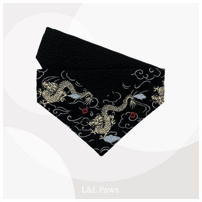 Dapper Dragon Black - Yukata Bandana