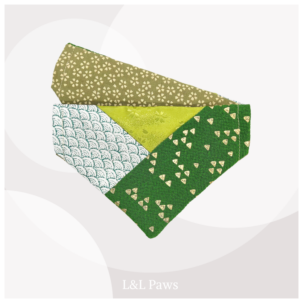 Golden Dragon Scales - Kimono Bandana