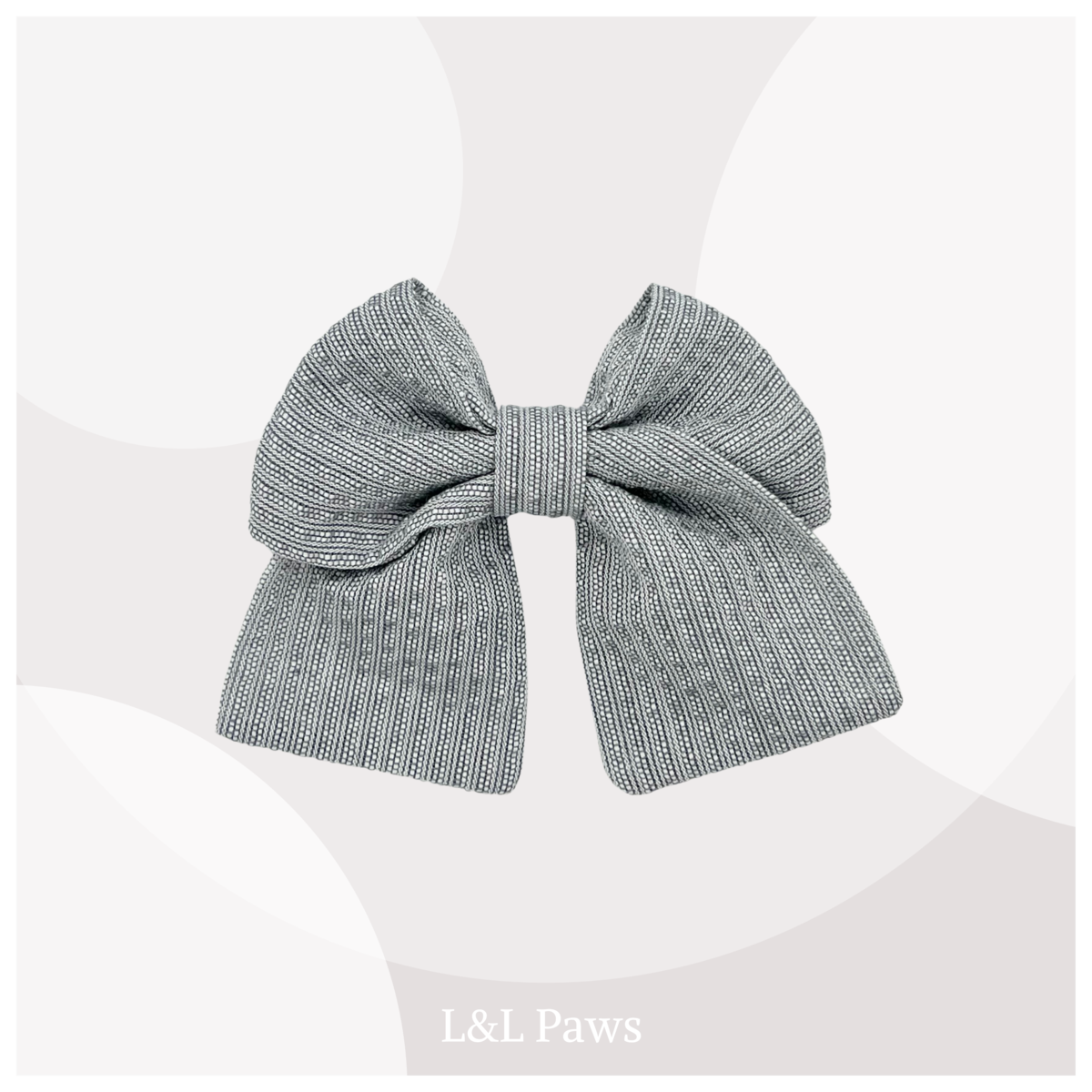 Gray - Awa Shijiraori - Mini Ribbon Bowtie