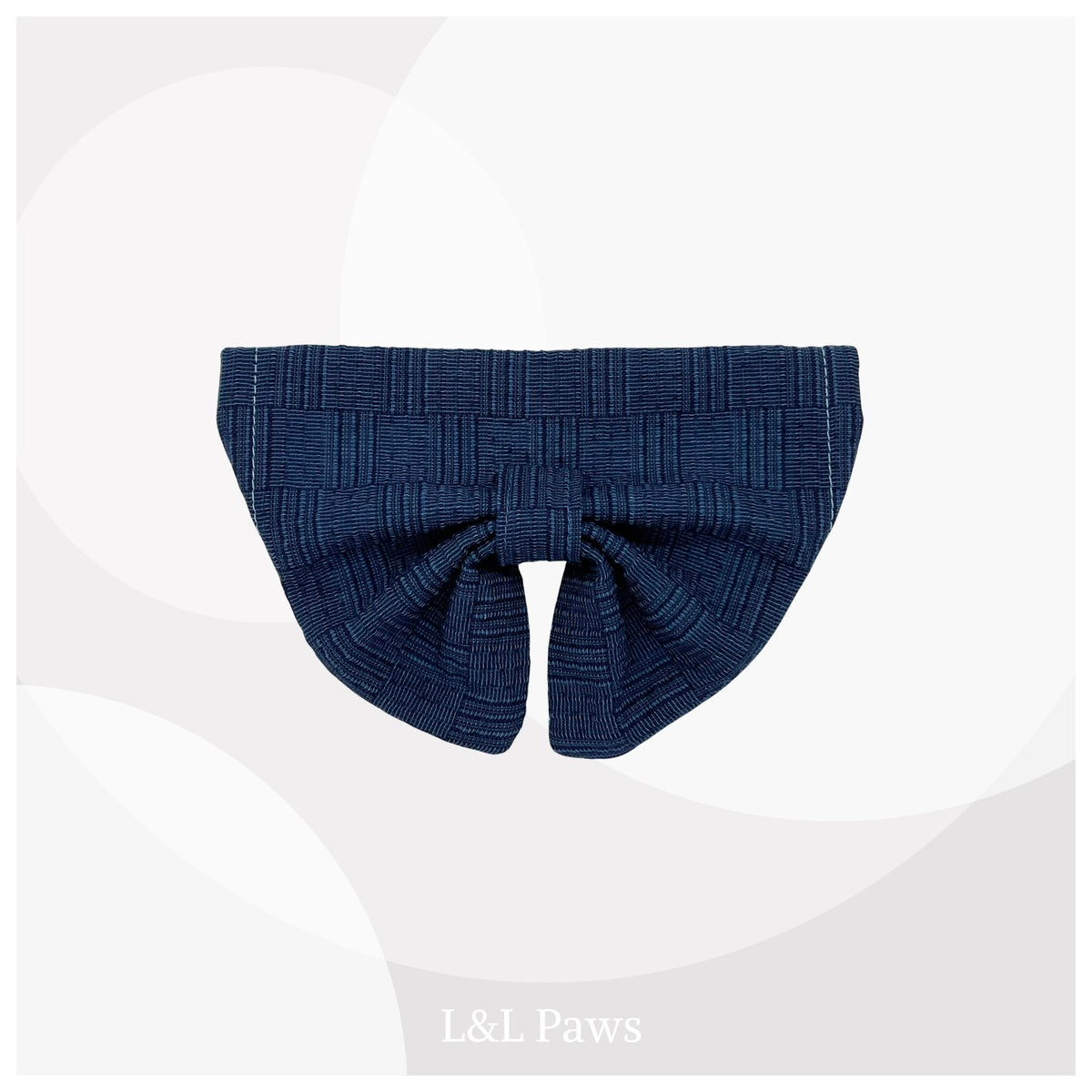 藍 阿波しじら織 りぼんバンダナ