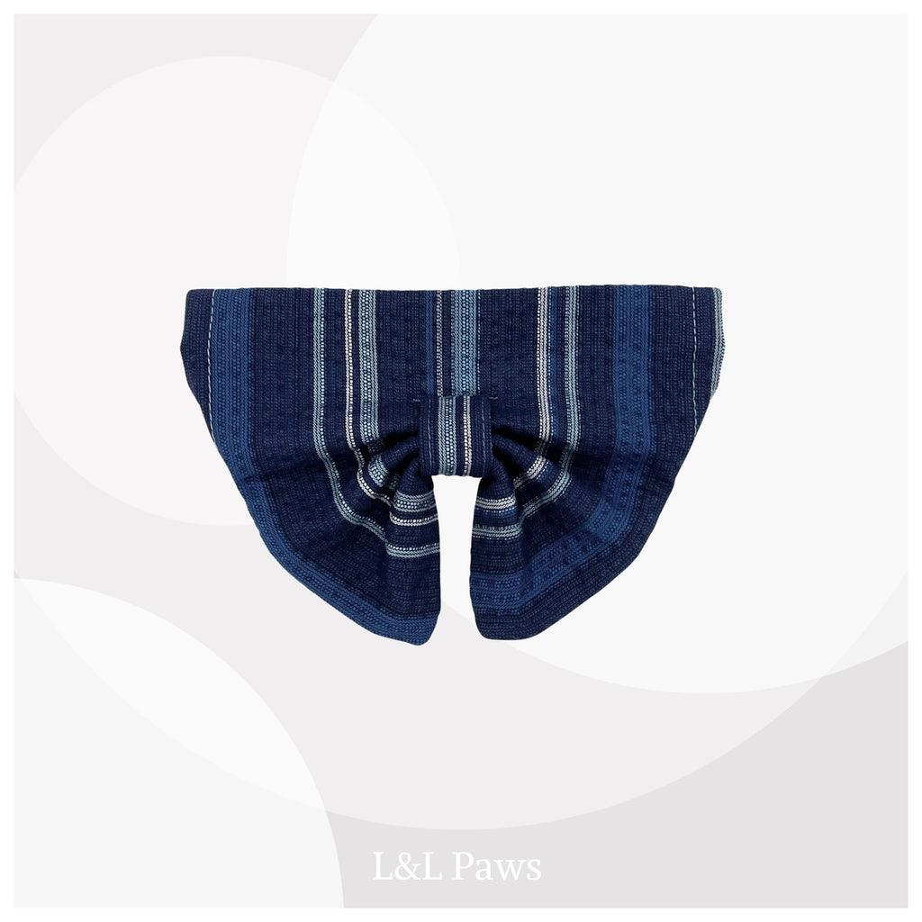 Blue Stripes - Awa Shijiraori - Bow Bandana