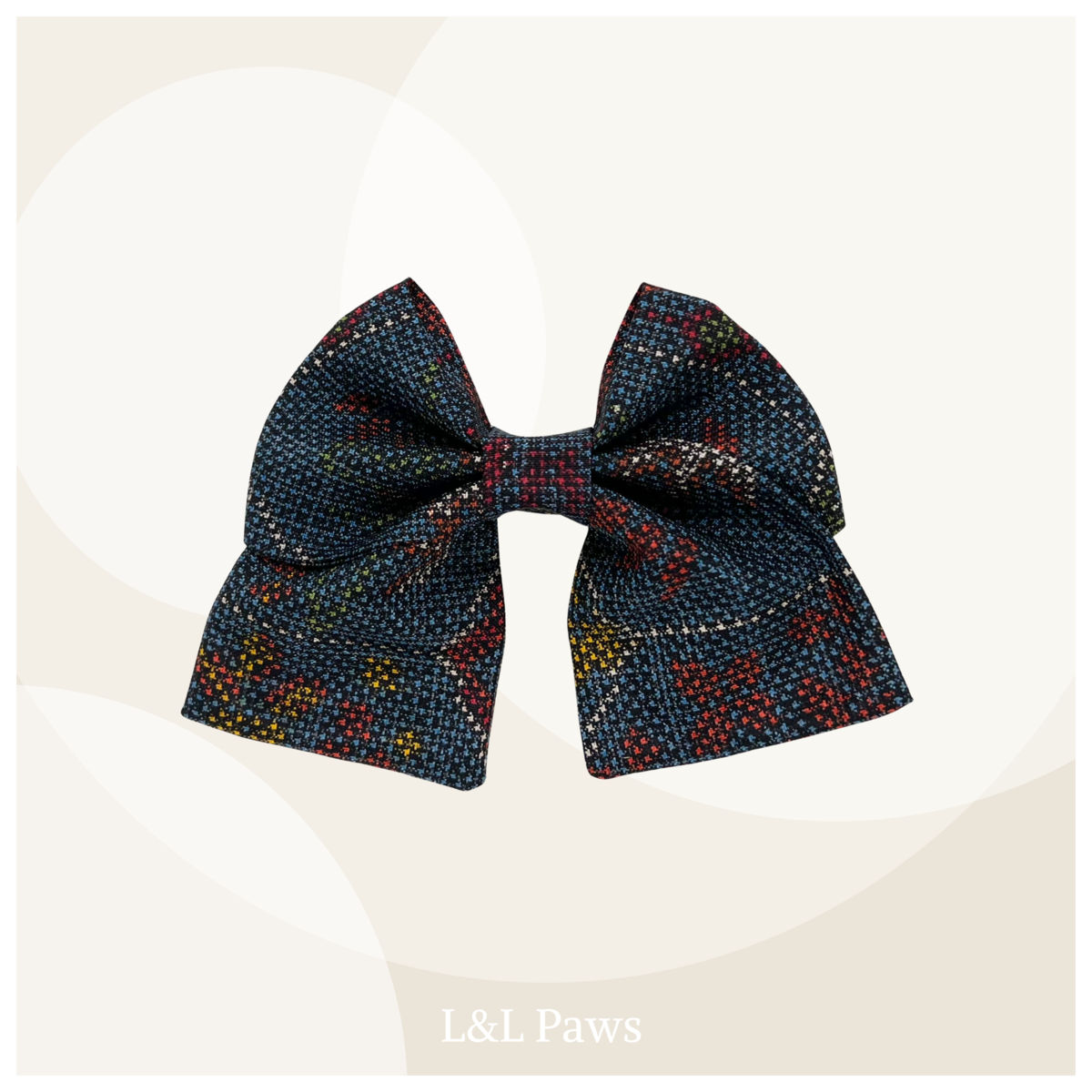 粋　大島紬　正絹　ミニ和リボン