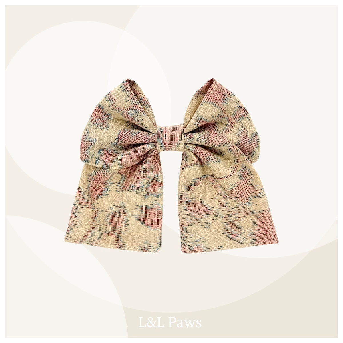 優雅　結城紬　正絹　和リボン