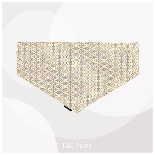 愛うさぎ 青 犬のバンダナ Dog Bandanas 犬のバンダナ 犬 猫 ペット 和柄 日本製 手作り ギフト エルエルポウズ