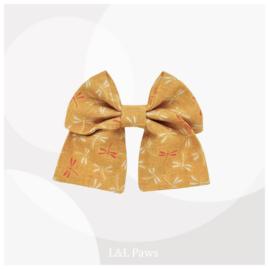 Tombo Yellow - Mini Ribbon Bowtie