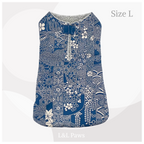 Hana Kissyo 吉祥 花 - Silk Kimono Fabric - Adventure Cat Coat - Size L