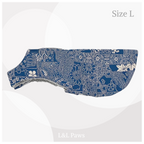 Hana Kissyo 吉祥 花 - Silk Kimono Fabric - Adventure Cat Coat - Size L