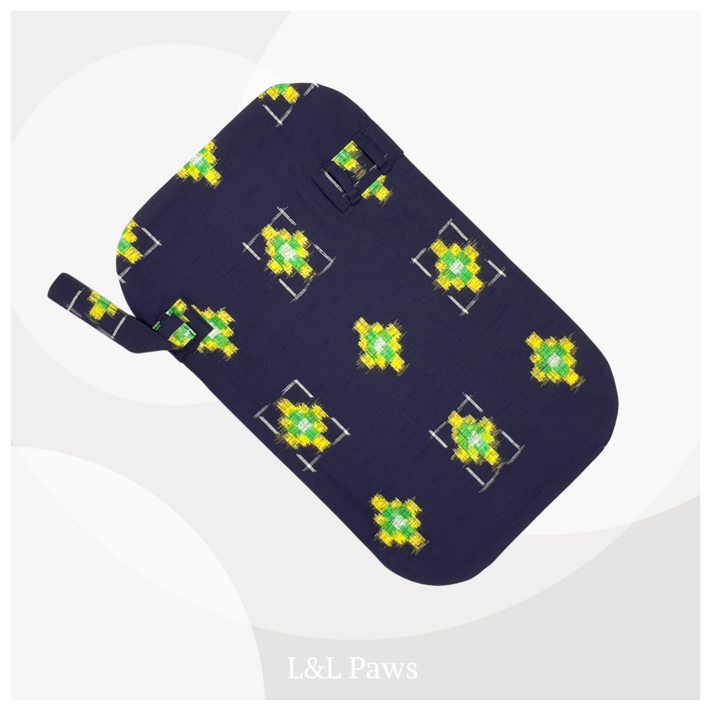 Kagayaku Hana 輝く花 Glowing Flower - Wool Tsumugi Kimono Fabric - Haori Coat