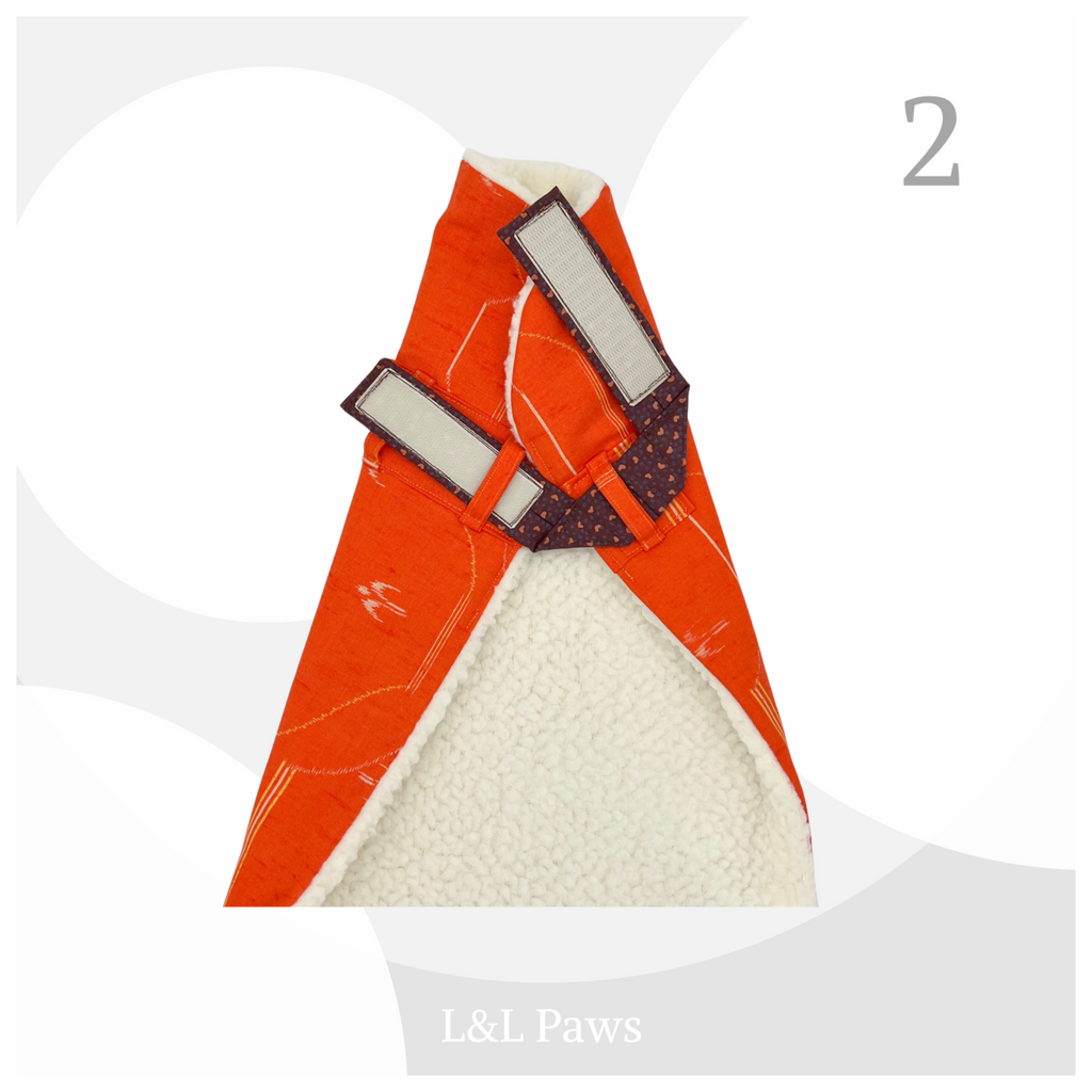 Retro Flower - Wool Kimono Fabric - Haori Coat