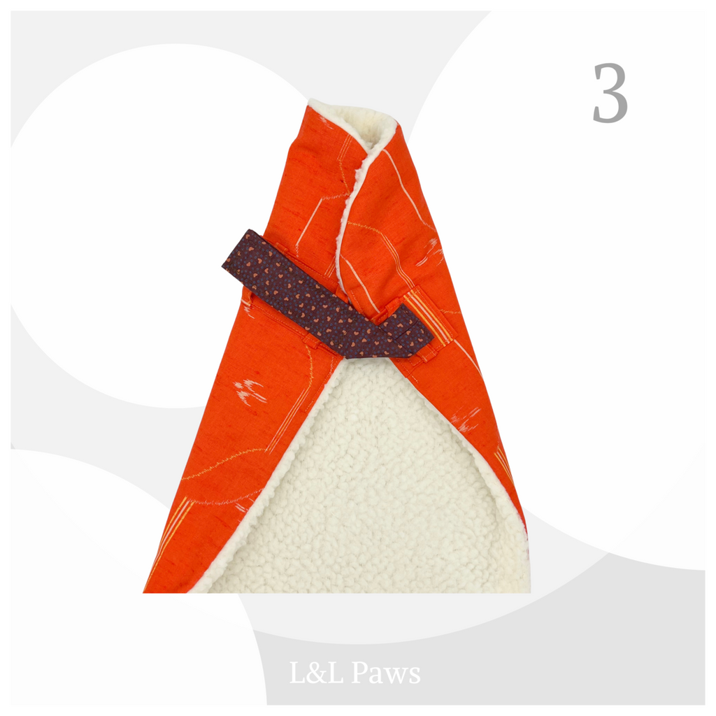 Retro Flower - Wool Kimono Fabric - Haori Coat