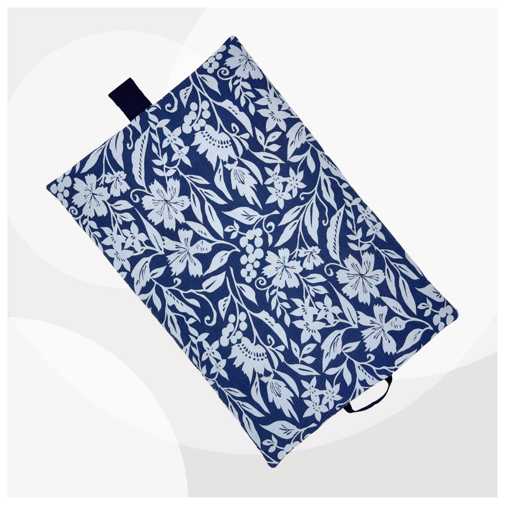 Hydrangea Yukata Design and Awa Shijira-Ori Mat & Accessories Set - Pet Mats