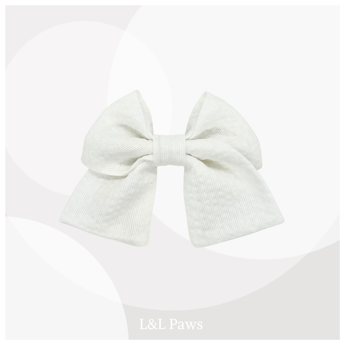 白　阿波しじら織　ミニ和リボン