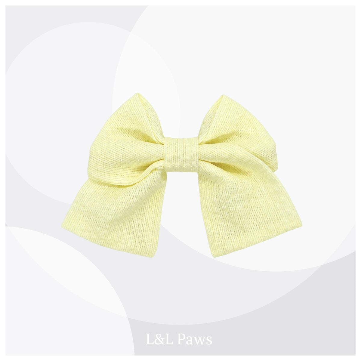 黄　阿波しじら織　ミニ和リボン