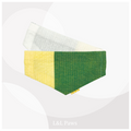 Yellow & Green Awa Shijira-ori  - Mini Bandana