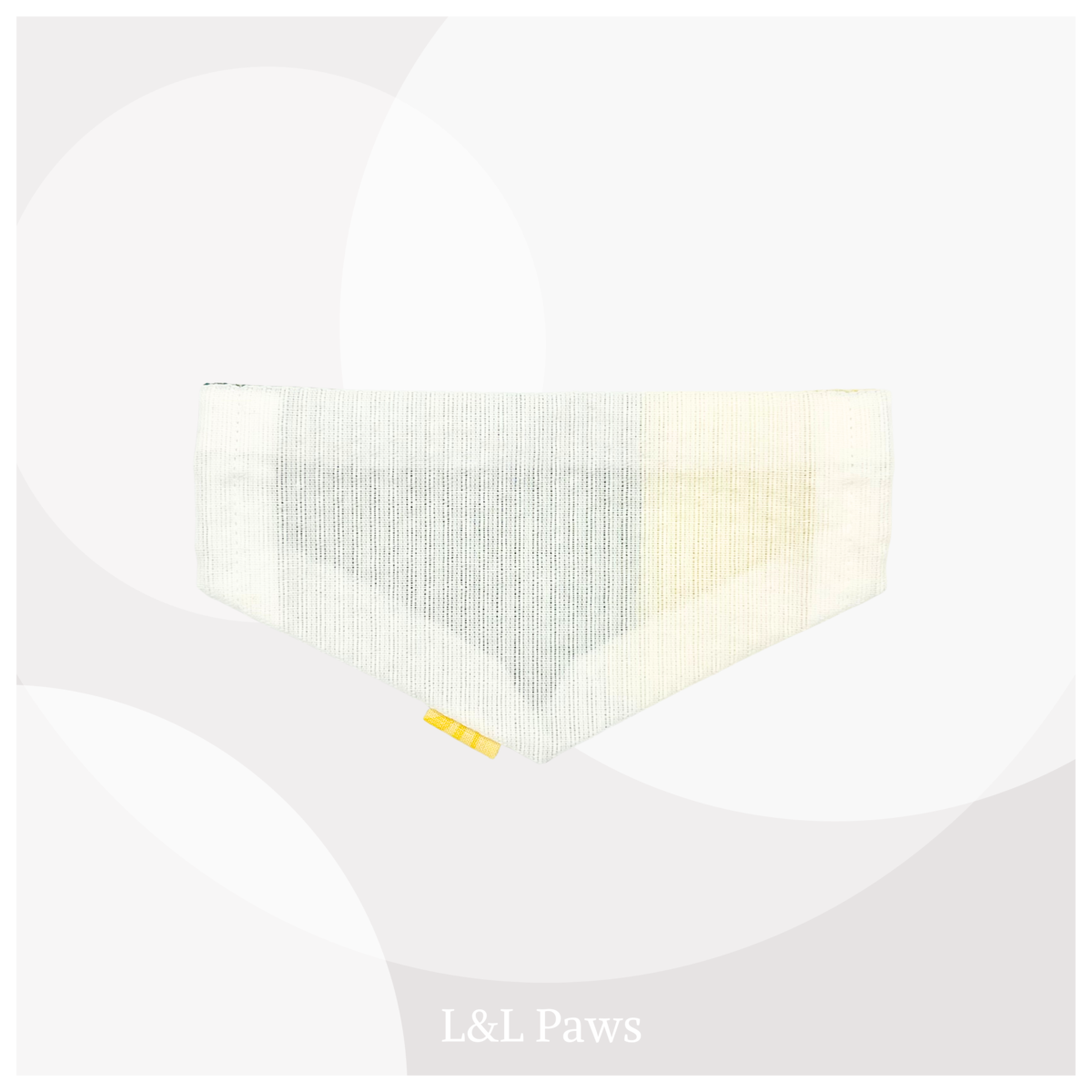 黄と緑　阿波しじら織　ミニバンダナ