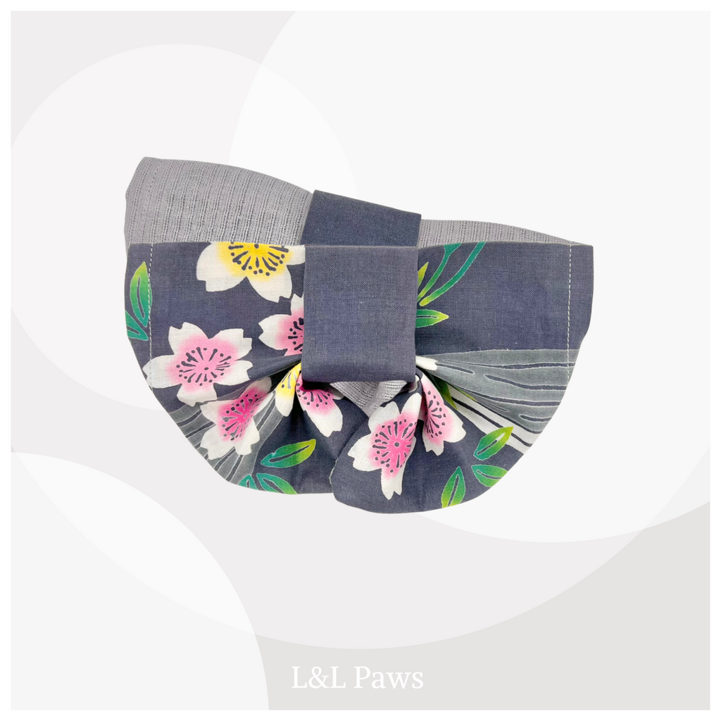 Hana Yukata Design and Awa Shijira-Ori Mat & Accessories Set - Pet Mats