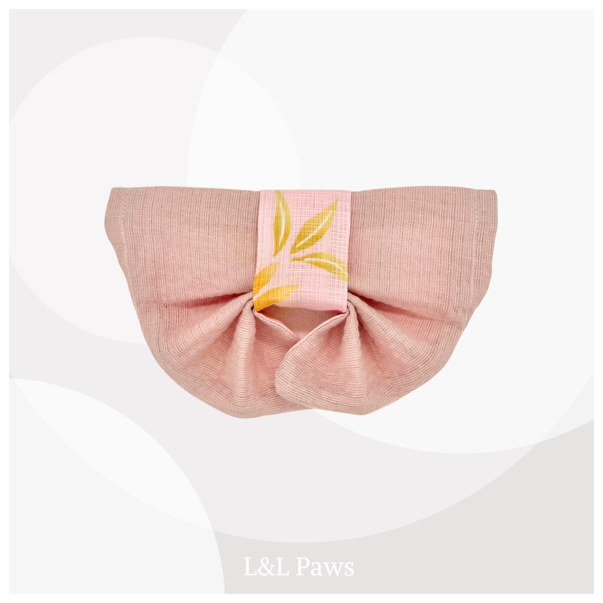 花　ピンク　浴衣地と阿波しじら織のマットとアクセサリーのセット - 和マット