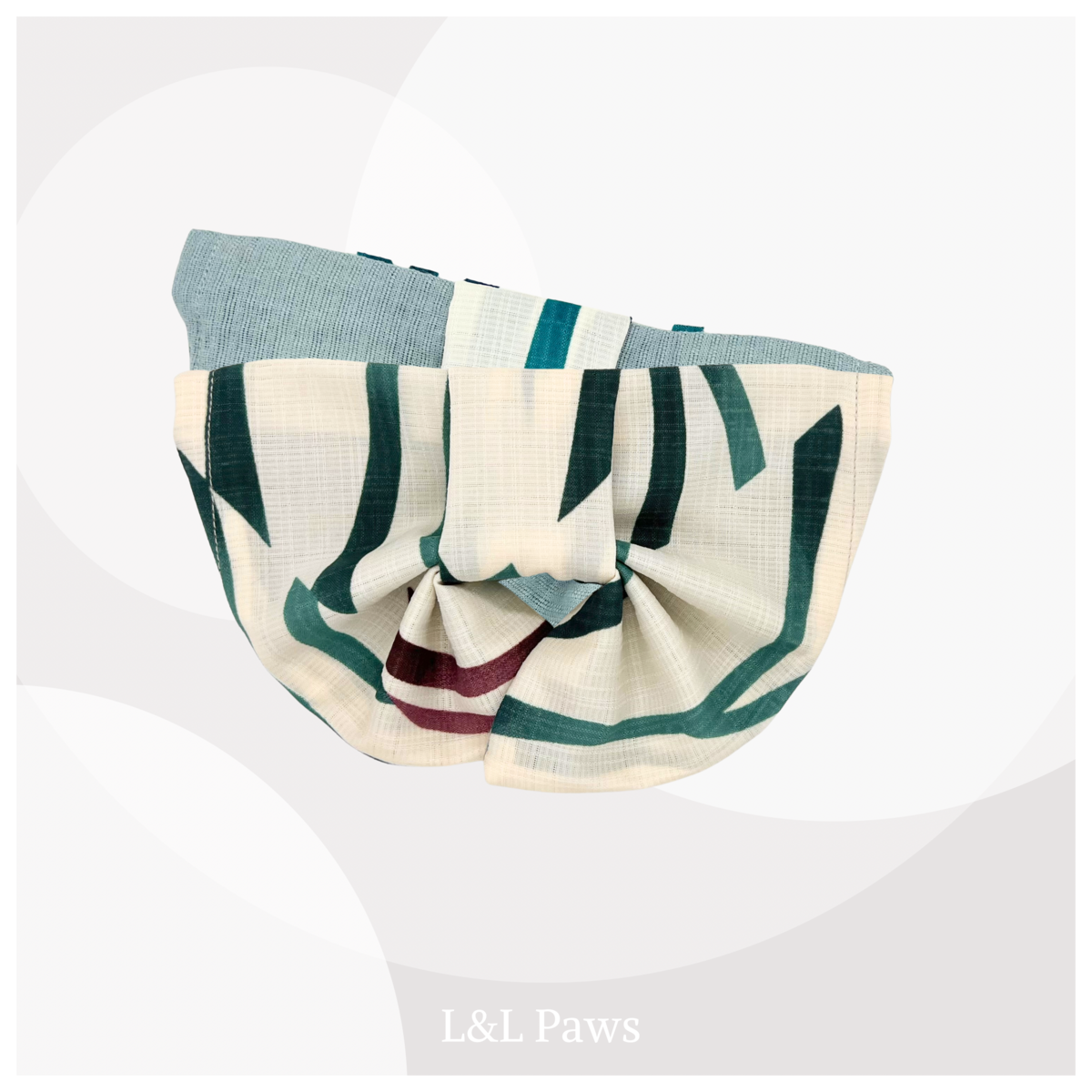 りぼん　浴衣地としじら織　帯バンダナ