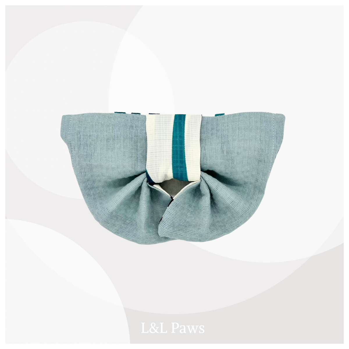 りぼん　浴衣地としじら織　帯バンダナ