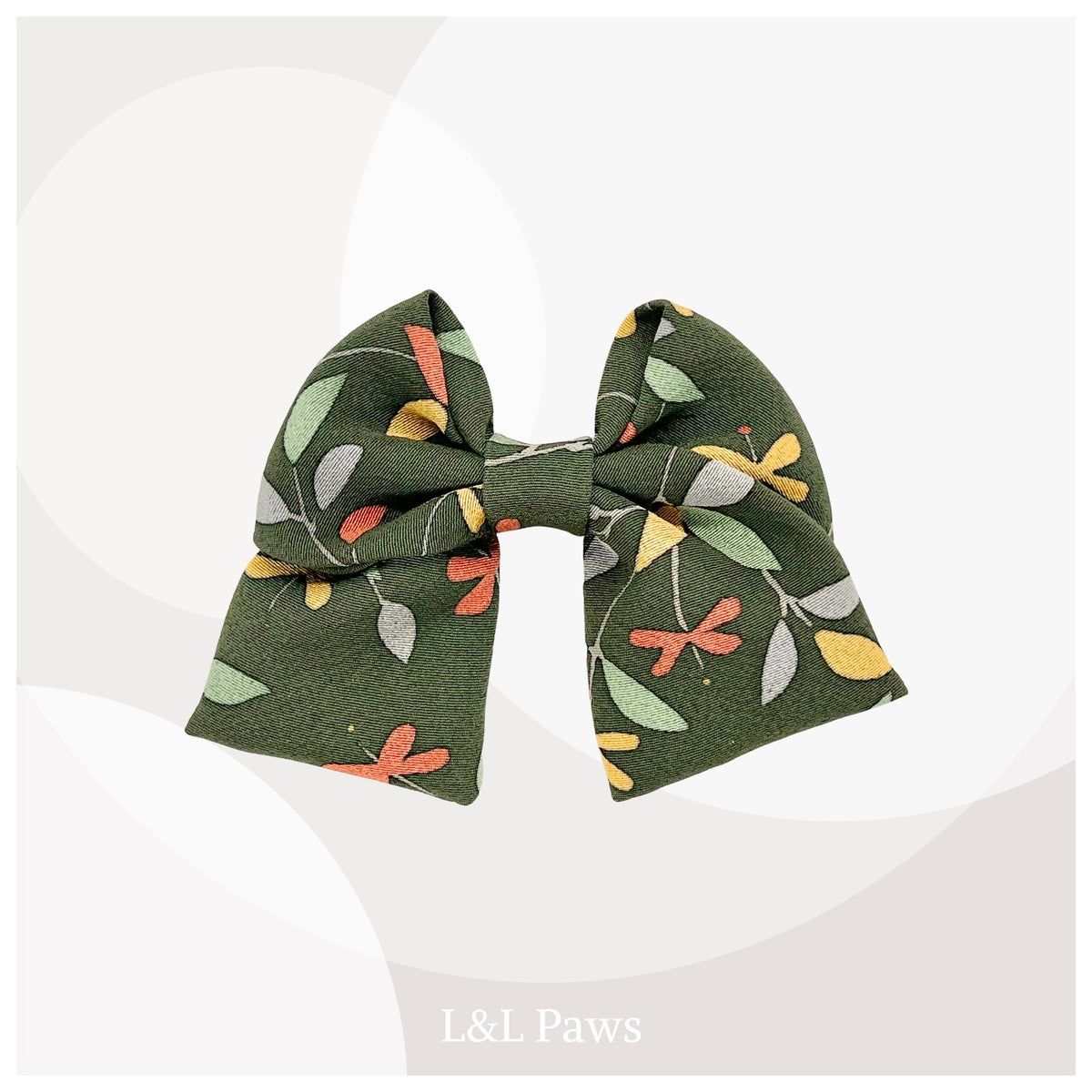 エバーグリーン　正絹　浜ちりめん　ミニ和リボン