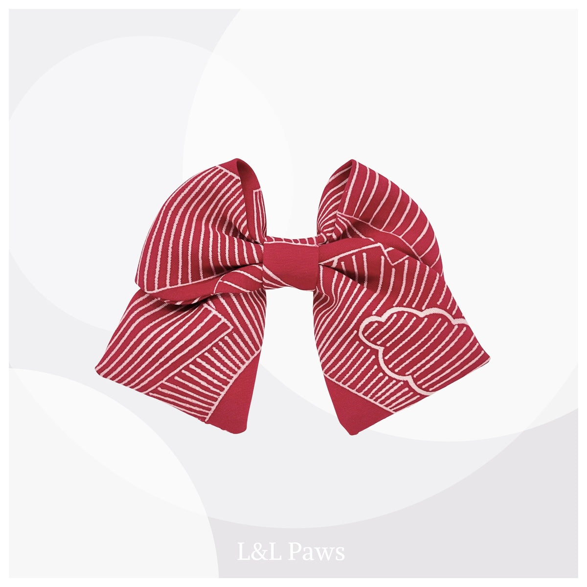 ベリーレッド　正絹　丹後ちりめん　ミニ和リボン