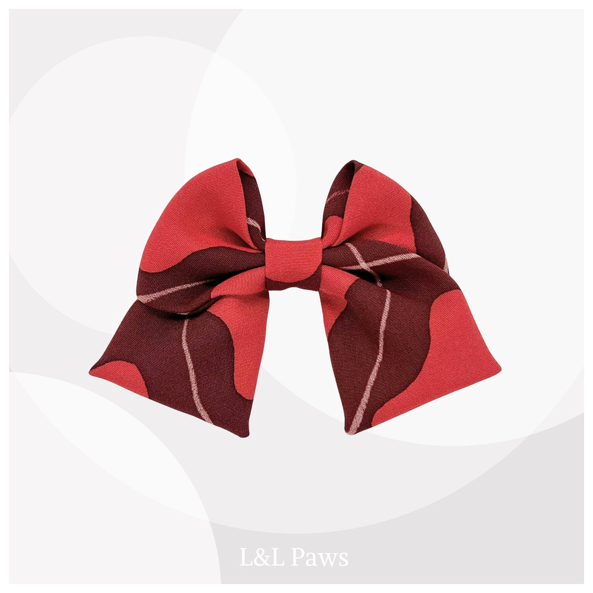 チェリーレッド　正絹　浜ちりめん　ミニ和リボン