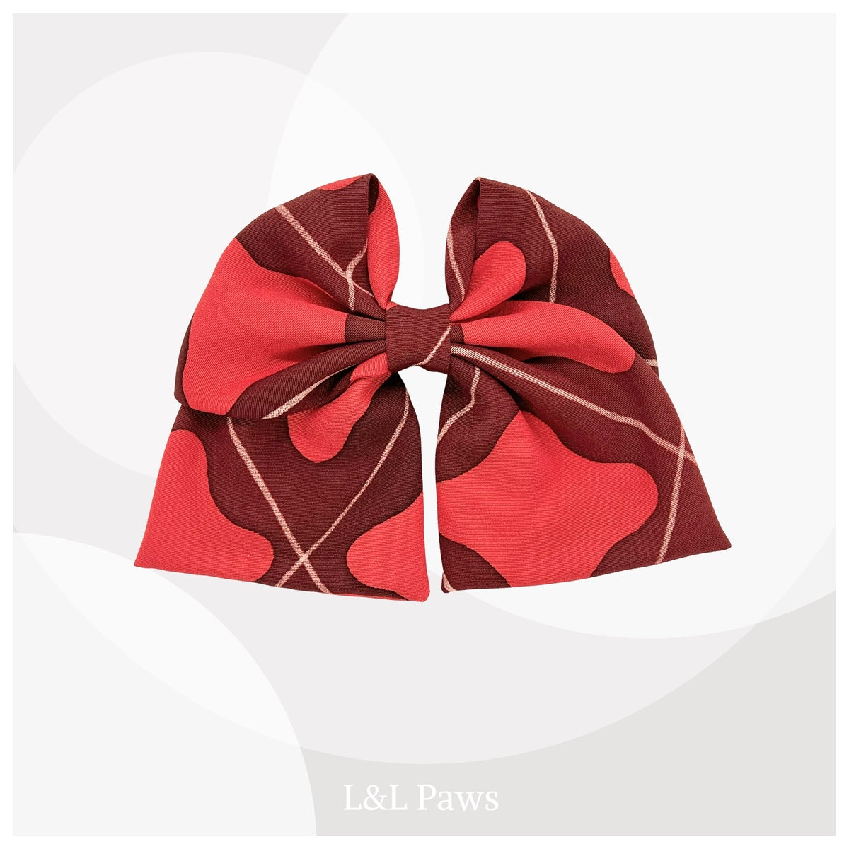 チェリーレッド　正絹　浜ちりめん　和リボン