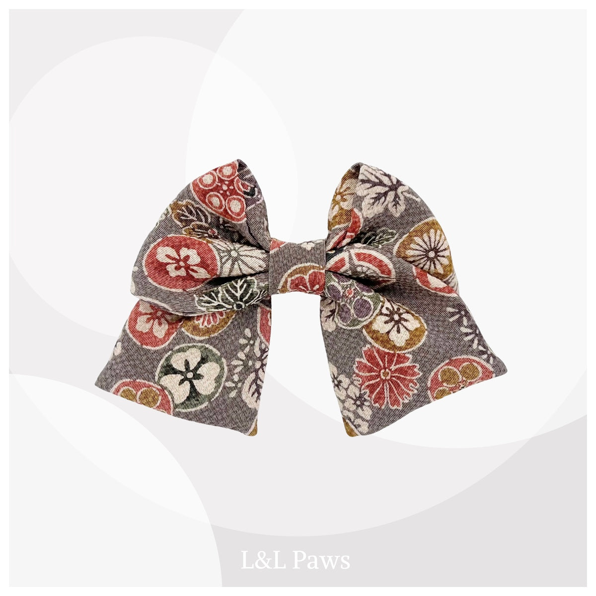ミニ和リボン | 小さめ猫用リボン 日本の伝統素材 - L&L Paws Japan