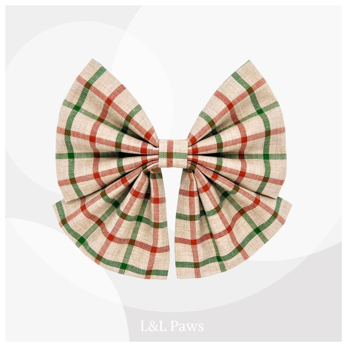 アメリカヴィンテージ ♤ リボンのハンドベース ♤ Made In Japan セーラーリボン | 懐かしいスタイルの猫用リボン - L&L Paws Japan