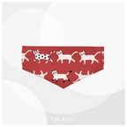 You're My Favorite! Red - Cute Cats - Mini Bandana
