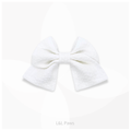 阿波しじら織のミニ和リボン やさしい白色 Mini Ribbon Bowties ミニ和リボン 犬 猫 ペット 和柄 日本製 手作り ギフト エルエルポウズ