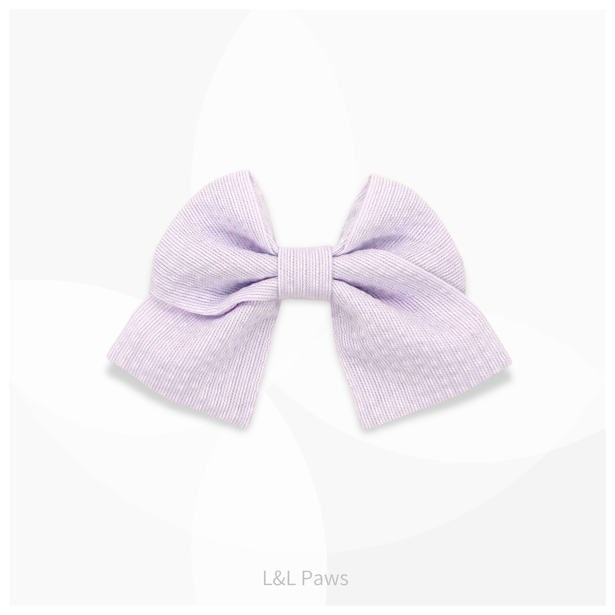 阿波しじら織のミニ和リボン やさしい紫色 Mini Ribbon Bowties ミニ和リボン 犬 猫 ペット 和柄 日本製 手作り ギフト エルエルポウズ